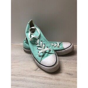 Converse All Star Women's 7 Men's 5 Aqua Turquoise Chuck Taylor Low Top Sneakers